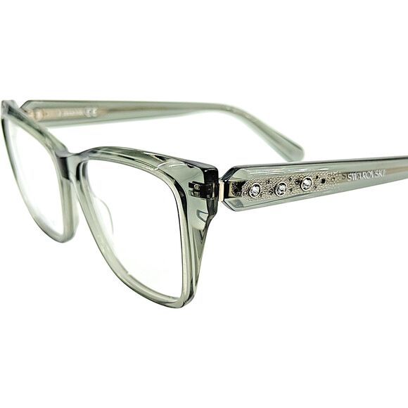 Swarovski SK5468 Womens Plastic Eyeglass Frame 020 Grey 53-14 main image 4